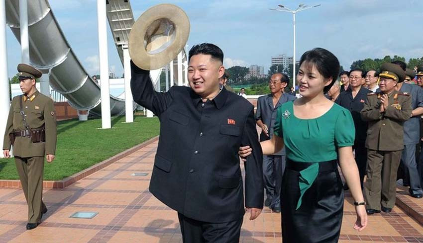 Kuzey Kore Lideri Kim Jong un eşi ponpon kızmış!
